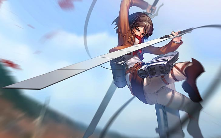 进击的巨人三笠·阿克曼图片（1）